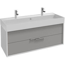 Тумба белый/серый титан матовый 119,9 см Jacob Delafon Vivienne EB1509-N18-M54