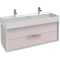 Тумба белый/пыльная роза матовый 119,9 см Jacob Delafon Vivienne EB1509-N18-M78