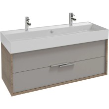 Тумба дуб табак/серый титан матовый 119,9 см Jacob Delafon Vivienne EB1586-E52-M54