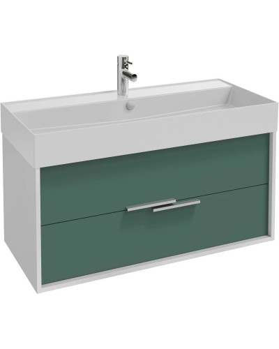 Тумба белый/эвкалипт матовый 99,9 см Jacob Delafon Vivienne EB1508-N18-M87