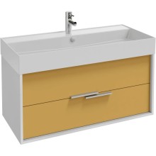 Тумба белый/императорский желтый глянец 99,9 см Jacob Delafon Vivienne EB1508-N18-G1N