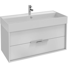 Тумба белый/белый глянец 99,9 см Jacob Delafon Vivienne EB1508-N18-G1C