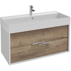 Тумба белый/дуб табак 99,9 см Jacob Delafon Vivienne EB1508-N18-E52