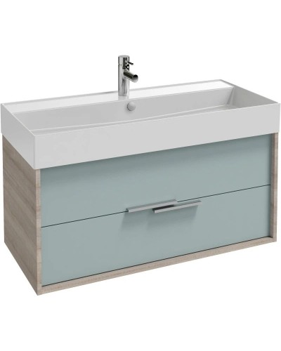 Тумба серый дуб/голубой шторм матовый 99,9 см Jacob Delafon Vivienne EB1508-E71-M50