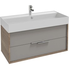 Тумба дуб табак/серый титан матовый 99,9 см Jacob Delafon Vivienne EB1508-E52-M54