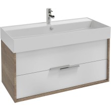 Тумба дуб табак/белый глянец 99,9 см Jacob Delafon Vivienne EB1508-E52-G1C