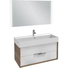 Тумба дуб табак/белый глянец 99,9 см Jacob Delafon Vivienne EB1508-E52-G1C