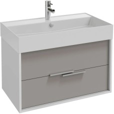 Тумба белый/серый титан матовый 79,9 см Jacob Delafon Vivienne EB1507-N18-M54