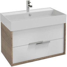 Тумба дуб табак/белый глянец 79,9 см Jacob Delafon Vivienne EB1507-E52-G1C