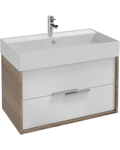 Тумба дуб табак/белый глянец 79,9 см Jacob Delafon Vivienne EB1507-E52-G1C