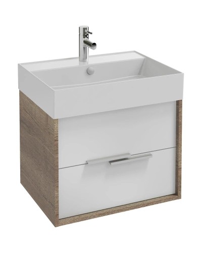 Тумба дуб табак/белый глянец 59,9 см Jacob Delafon Vivienne EB1506-E52-G1C