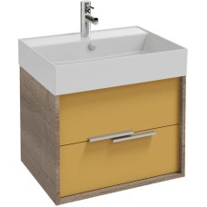 Тумба дуб табак/императорский желтый глянец 59,9 см Jacob Delafon Vivienne EB1583-E52-G1N