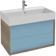 Тумба дуб табак/аквамарин сатин 79,9 см Jacob Delafon Vivienne EB1584-E52-S50