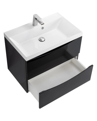 Тумба Nero Lucido 69,6 см BelBagno Marino MARINO-700-2C-SO-NL-P