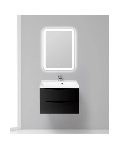 Тумба Nero Lucido 69,6 см BelBagno Marino MARINO-700-2C-SO-NL-P