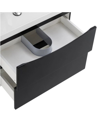 Тумба Nero Lucido 69,6 см BelBagno Marino MARINO-700-2C-SO-NL-P