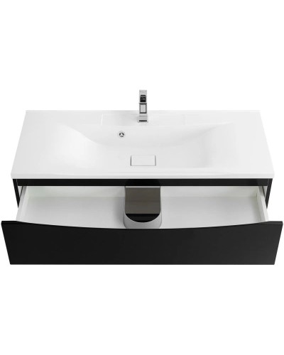 Тумба Nero Lucido 109,6 см BelBagno Marino MARINO-1100-2C-SO-NL-P