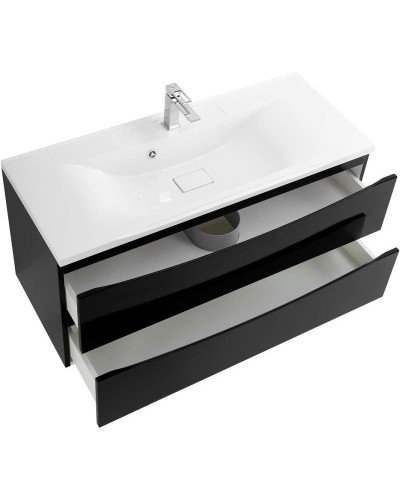 Тумба Nero Lucido 109,6 см BelBagno Marino MARINO-1100-2C-SO-NL-P