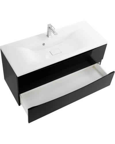 Тумба Nero Lucido 109,6 см BelBagno Marino MARINO-1100-2C-SO-NL-P