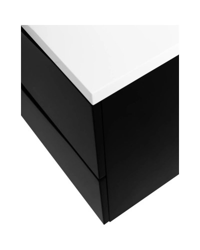 Тумба Nero Lucido 109,6 см BelBagno Marino MARINO-1100-2C-SO-NL-P