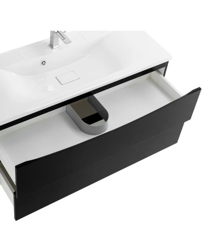 Тумба Nero Lucido 109,6 см BelBagno Marino MARINO-1100-2C-SO-NL-P