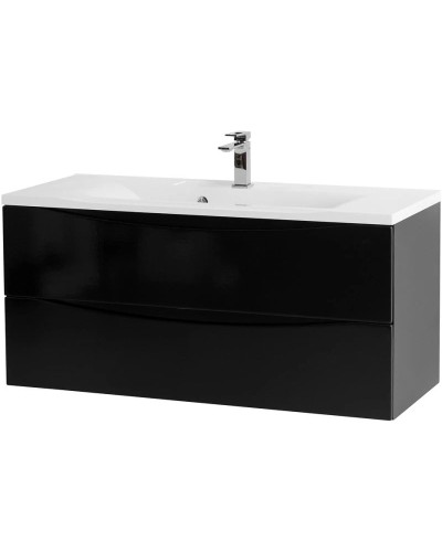 Тумба Nero Lucido 109,6 см BelBagno Marino MARINO-1100-2C-SO-NL-P