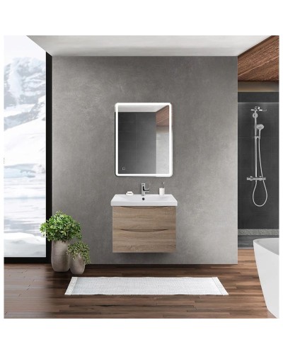 Тумба Rovere Bianco 56,4 см BelBagno Marino MARINO-CER-600-2C-SO-WO-P