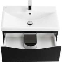 Тумба Nero Lucido 56,4 см BelBagno Marino MARINO-CER-600-2C-SO-NL-P