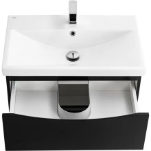 Тумба Nero Lucido 56,4 см BelBagno Marino MARINO-CER-600-2C-SO-NL-P