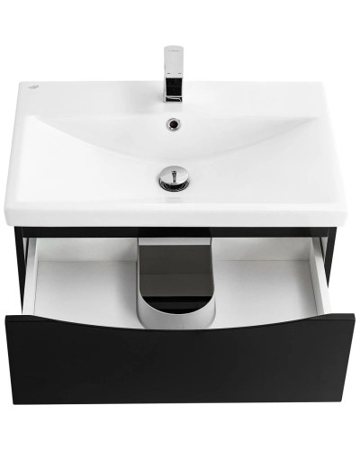 Тумба Nero Lucido 56,4 см BelBagno Marino MARINO-CER-600-2C-SO-NL-P