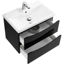 Тумба Nero Lucido 56,4 см BelBagno Marino MARINO-CER-600-2C-SO-NL-P