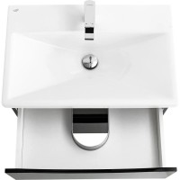 Тумба Nero Lucido 56,4 см BelBagno Marino MARINO-CER-600-2C-SO-NL-P