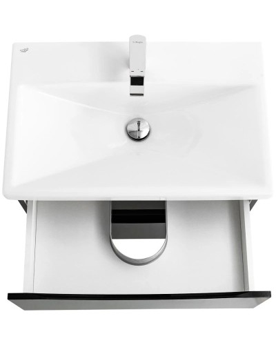 Тумба Nero Lucido 56,4 см BelBagno Marino MARINO-CER-600-2C-SO-NL-P