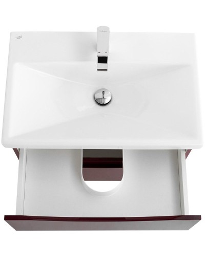 Тумба Bordo Lucido 56,4 см BelBagno Marino MARINO-CER-600-2C-SO-BRDL-P