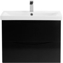 Тумба Nero Lucido 66,4 см BelBagno Marino MARINO-CER-700-2C-SO-NL-P