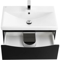 Тумба Nero Lucido 66,4 см BelBagno Marino MARINO-CER-700-2C-SO-NL-P