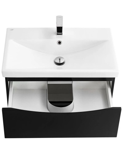 Тумба Nero Lucido 66,4 см BelBagno Marino MARINO-CER-700-2C-SO-NL-P