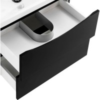 Тумба Nero Lucido 66,4 см BelBagno Marino MARINO-CER-700-2C-SO-NL-P