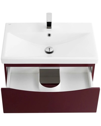 Тумба Bordo Lucido 66,4 см BelBagno Marino MARINO-CER-700-2C-SO-BRDL-P