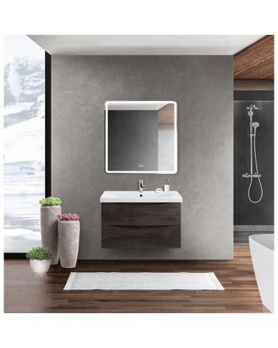 Тумба Rovere Nature Grigio 76,2 см BelBagno Marino MARINO-CER-800-2C-SO-RNG-P