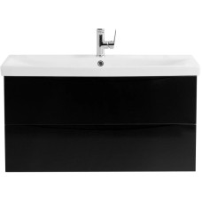 Тумба Nero Lucido 76,2 см BelBagno Marino MARINO-CER-800-2C-SO-NL-P