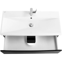 Тумба Nero Lucido 76,2 см BelBagno Marino MARINO-CER-800-2C-SO-NL-P