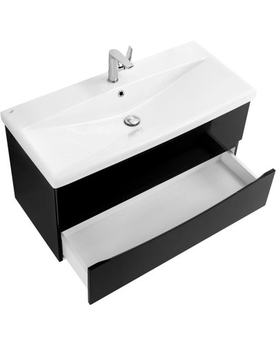 Тумба Nero Lucido 76,2 см BelBagno Marino MARINO-CER-800-2C-SO-NL-P