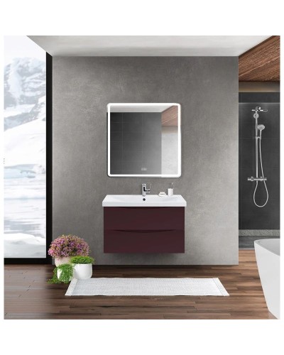 Тумба Bordo Lucido 76,2 см BelBagno Marino MARINO-CER-800-2C-SO-BRDL-P