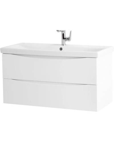 Тумба Bianco Lucido 86,8 см BelBagno Marino MARINO-CER-900-2C-SO-BL-P