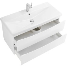 Тумба Bianco Lucido 86,8 см BelBagno Marino MARINO-CER-900-2C-SO-BL-P