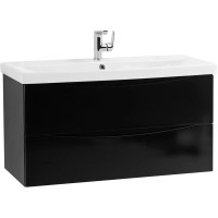 Тумба Nero Lucido 86,8 см BelBagno Marino MARINO-CER-900-2C-SO-NL-P