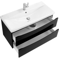 Тумба Nero Lucido 86,8 см BelBagno Marino MARINO-CER-900-2C-SO-NL-P