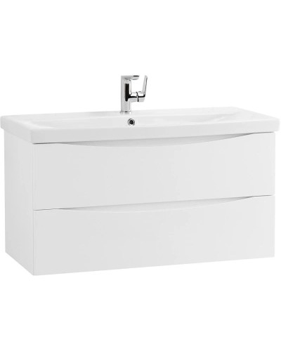 Тумба Bianco Lucido 96,4 см BelBagno Marino MARINO-CER-1000-2C-SO-BL-P