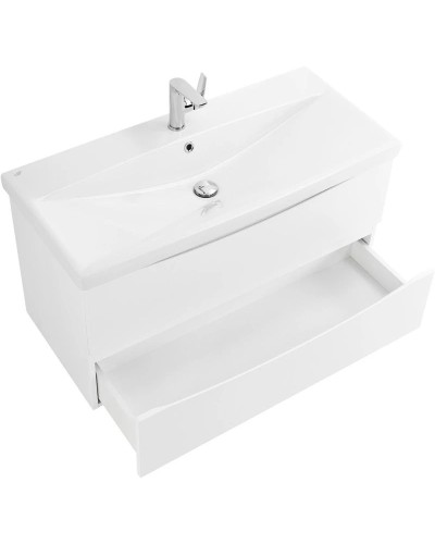 Тумба Bianco Lucido 96,4 см BelBagno Marino MARINO-CER-1000-2C-SO-BL-P
